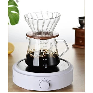 Cafeteira Tipo Hario V60 Manual C/ Filtro De Vidro Para Café