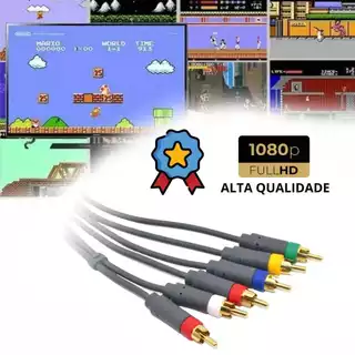 Cabo Xbox Vídeo Componente X BOX 360 Alta Definição Hd 1080