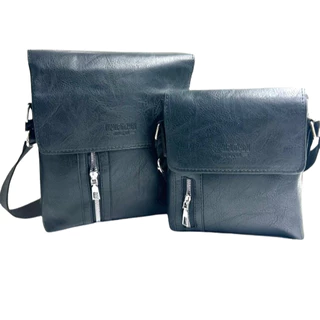 Kit Bolsa Couro Masculina - Estilo Versátil