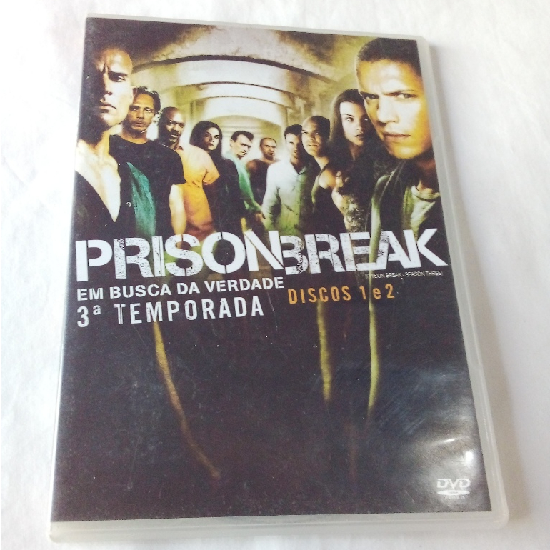 DVD PRISON BREAK - EM BUSCA DA VERDADE - 3 TERCEIRA TEMPORADA (USADO ...