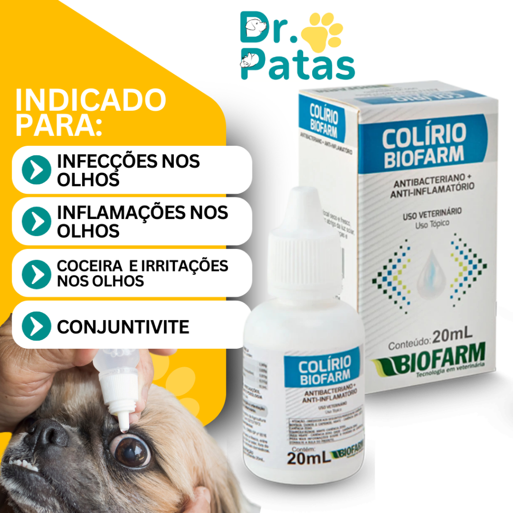 O que é Colirio Antibiótico para Conjuntivite para Caes? Guia e Onde Comprar | BuscaProdutos