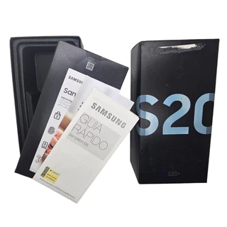 Caixa Vazia Samsung S20 + Plus 128gb Galaxy (com manuais e chave extratora) - Cloud Blue Azul