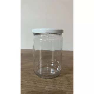 Kit Pote de Vidro 500ml Boca Larga Com Tampa Para Temperos, Especiarias e Conservar Alimentos