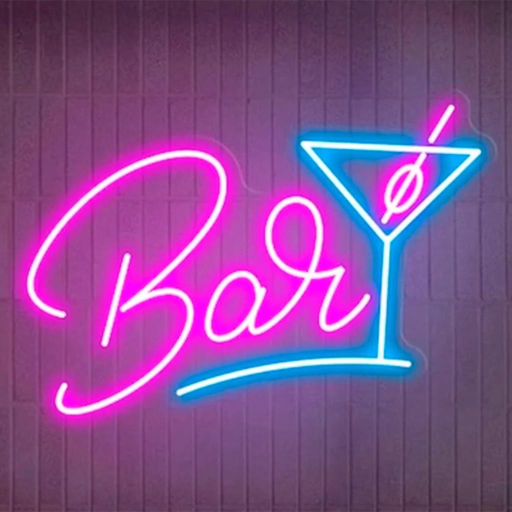 Placa Neon Bar Letreiro Decorativo Home Luz