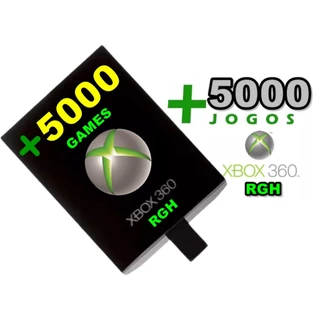HD 500GB XBOX 360 RGH LOTADO +5000 e CASE ( Emuladores e Aurora )