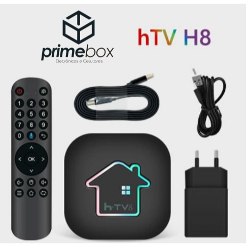 H.TV H8 Original - Controle Remoto - 16GB+2GB 4k | Shopee Brasil