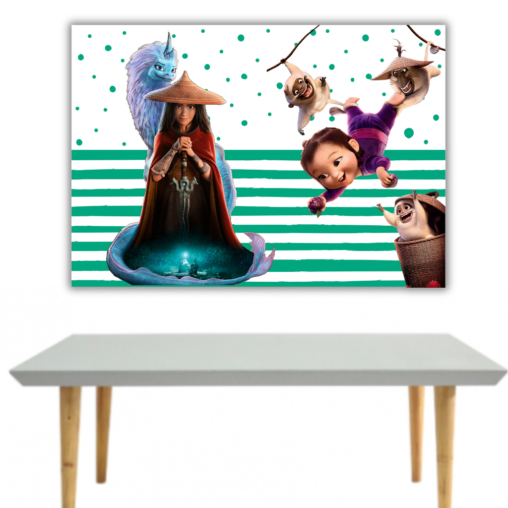 Kit Festa Tema Raya e o último Deagão Painel + Displays | Shopee Brasil