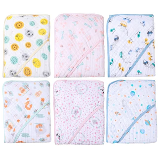 Toalha de Banho Fralda Soft com Capuz para Bebê  OU  Kit com 2, 3 ou 4 Toalhas em Oferta na Shopee