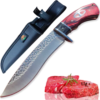 Faca De Caça Pesca Churrasco Luxo Colecionador Fulltang Inox Sa69