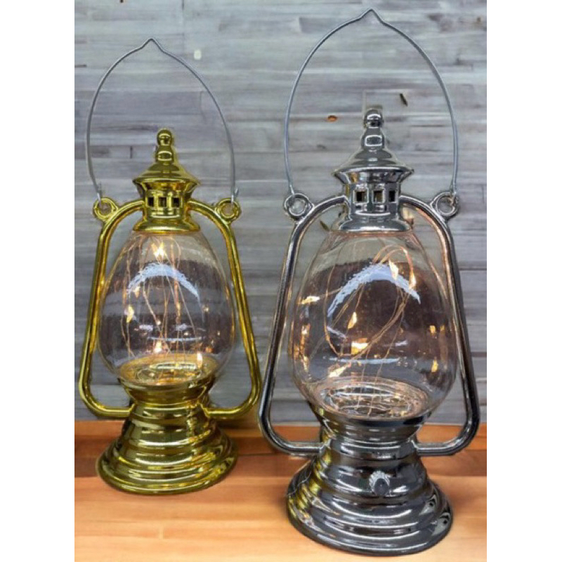 Lanterna Decorativa Lampião de Led 16cm