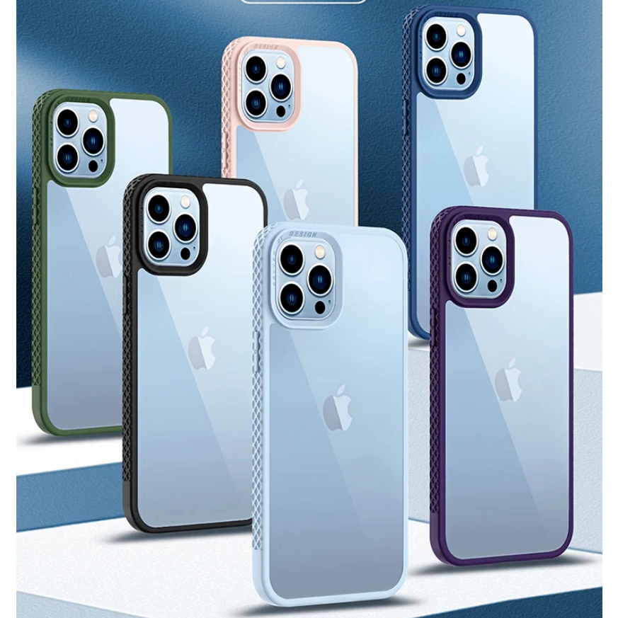 ￼Capinha Silk Borda Colorida Anti shock iPhone 11 12 13 14 15Promax