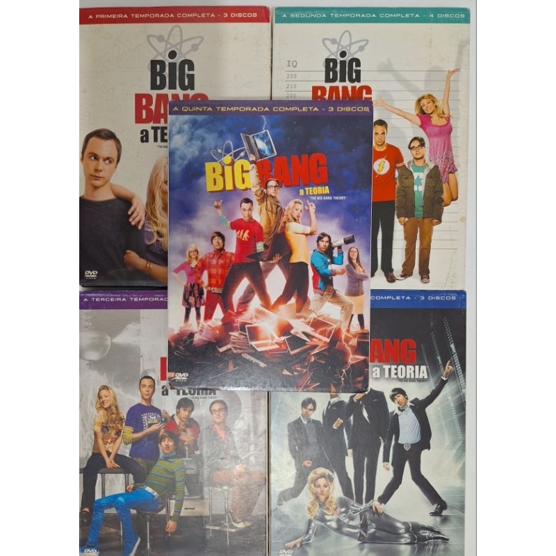 big bang a teoria - da 1° á 5 ° temporada | Shopee Brasil
