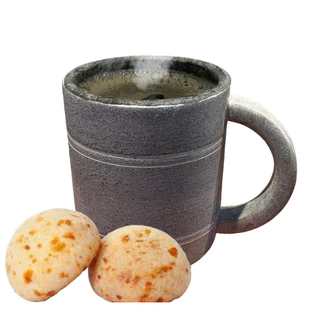 Caneca De 200MI Rústica Em Pedra Sabão