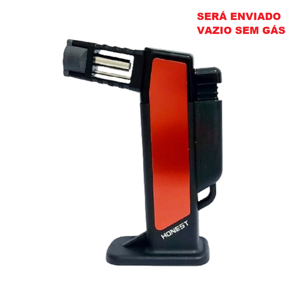 maco Maçarico De Mesa Potente Multi Uso Recarregável Honest 484