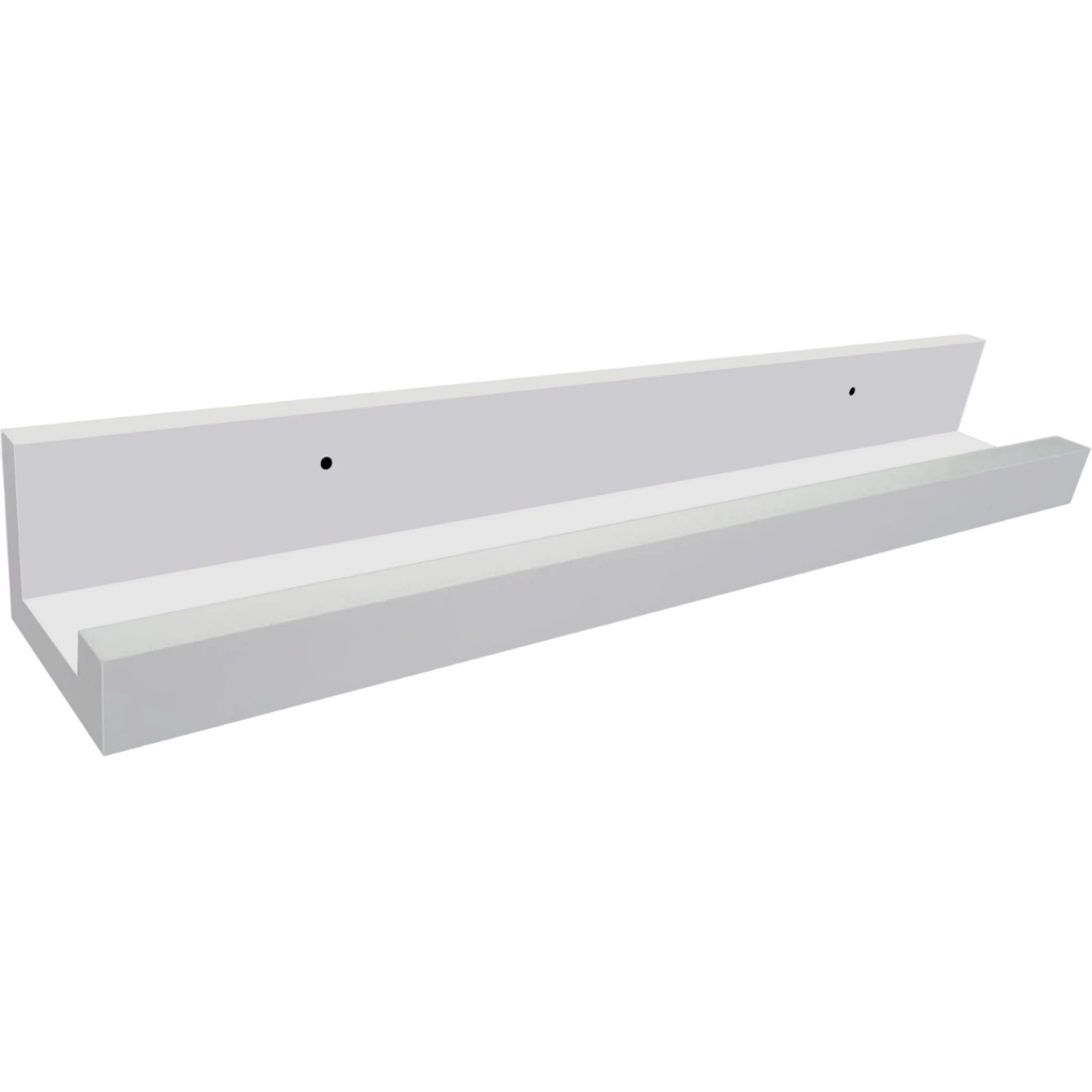 Prateleira Calha em MDF Canaleta Decoração Porta quadros porta tempero