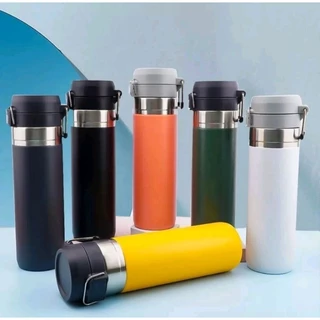 GARRAFA TÉRMICA 800 ML QUICK FLIP PERSONALIZADO A LASER ÁGUA CAFÉ MANTÉM BEBIDA GELADA QUENTE ENVIO IMEDIATO DIVERSAS CORES