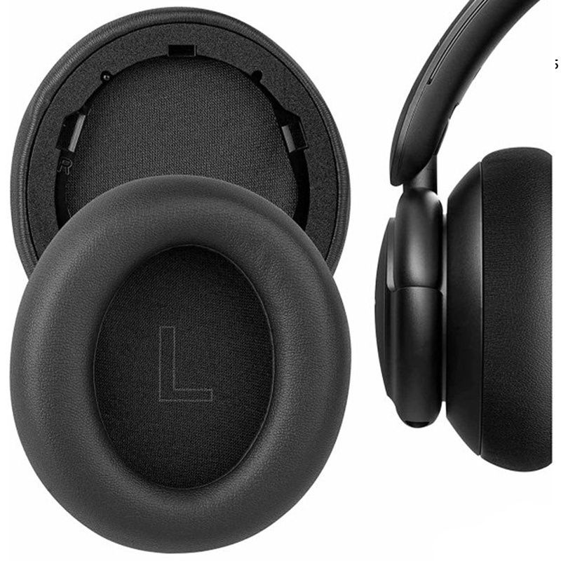 Par De Almofada Espuma Preto Fone De Ouvido Anker Soundcore Life Q30 Esponja