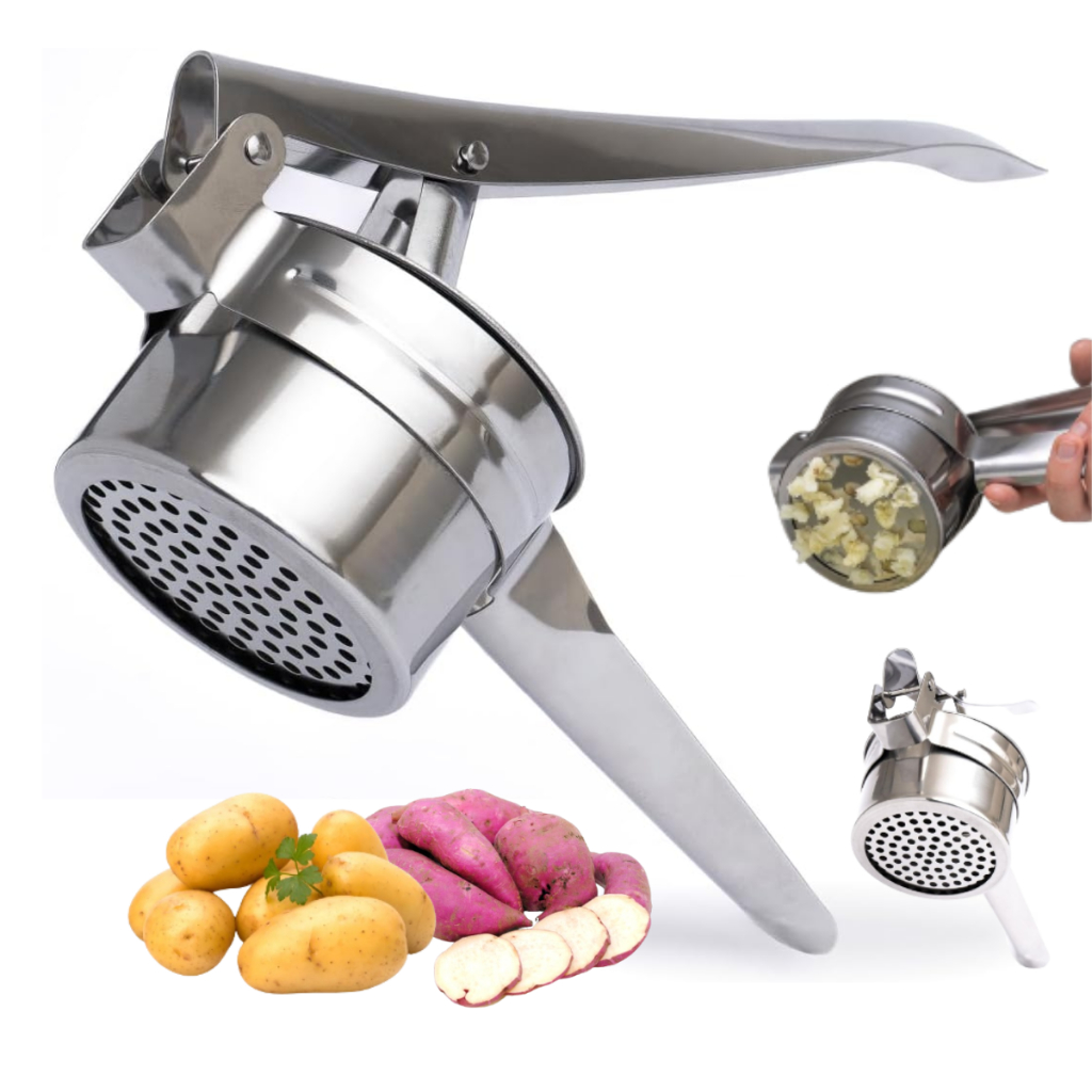 Espremedor De Batatas Super Reforçado Aço Inox Linha Premium