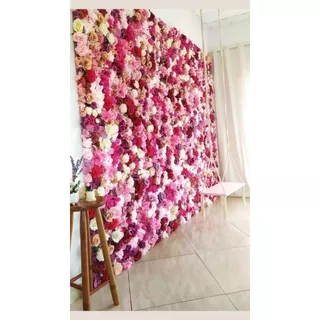 Jardim Vertical em placas de flores 30x60cm