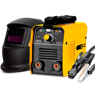 Maquina De Solda Inversora Eletrica Portátil Mma + Mascara