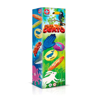 Jogo tapa certo Brinquedos Clássico da Estrela