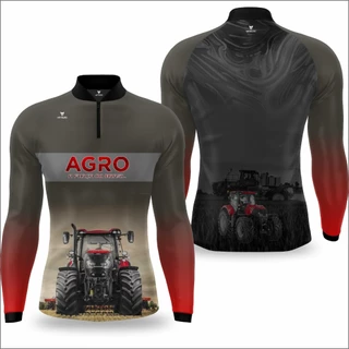 Camisa Agro Matreiro Proteção UV50 - Red Tractor Agropecuária Squad Promo