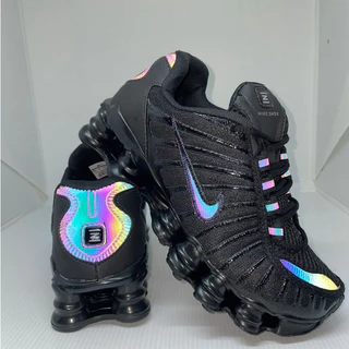 Tênis 12 doze molas Arco Iris refletivo tradicional masculino e feminino em promoção imperdivel lançamento
