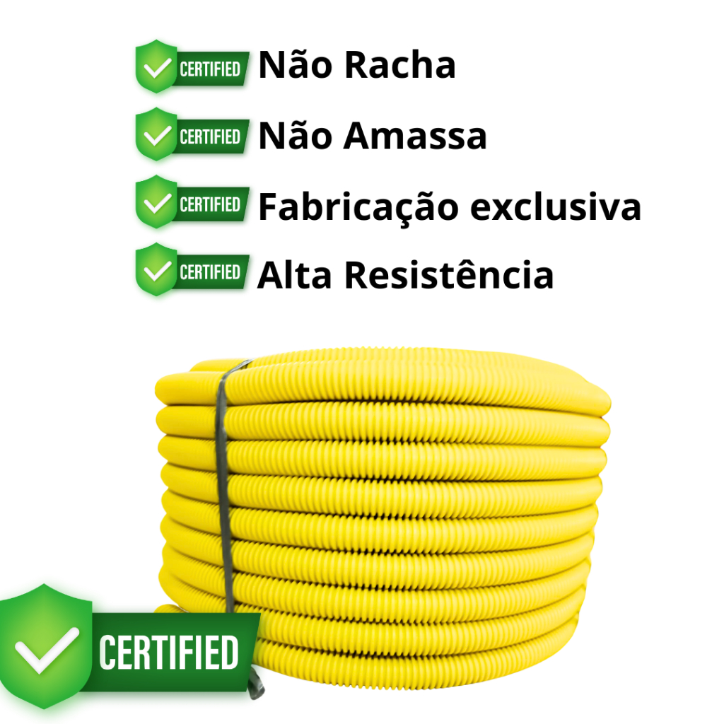 Kit 2 conduite corrugado, canduite reforçado + 30 caixinha Preta ...