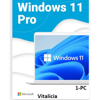 Licença Microsoft Windows 11 Professional 32 / 64 Bits Key Original | Chave Genuína Vitalícia