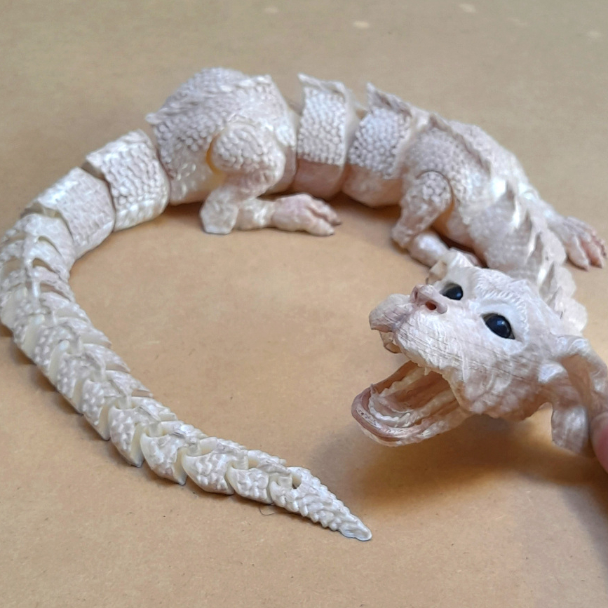 Criaturas Articuladas, Brinquedos Articulados, Animais Articulados - Falkor (História sem Fim)