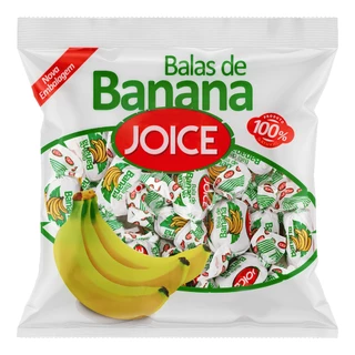 Bala de Banana 100% Natural 500g Joice