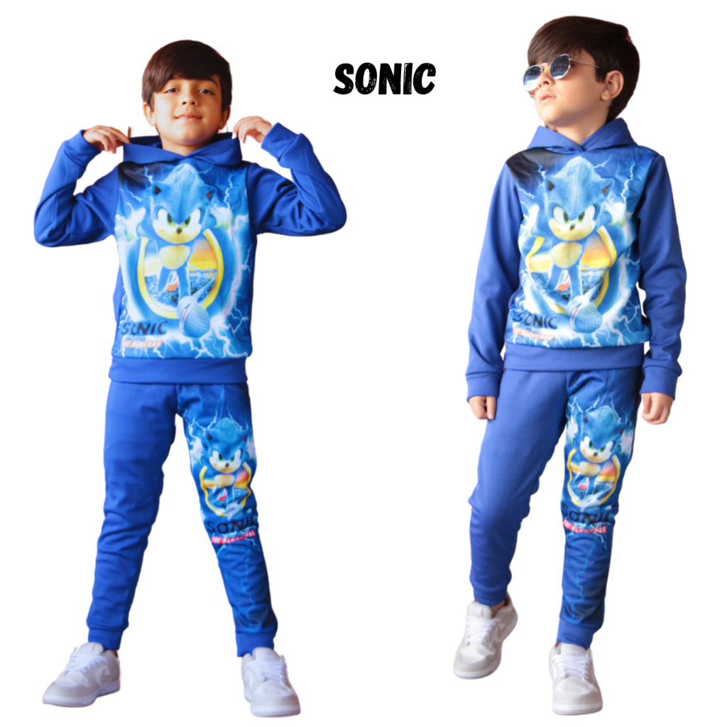 Promoção conjunto infantil do sonic | Shopee Brasil