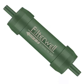 Mini filtro de água camping sobrevivência portátil caminhadas trilha trekking purificador de água