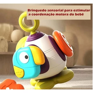 Brinquedo Sensorial e educativo Montessori para bebês