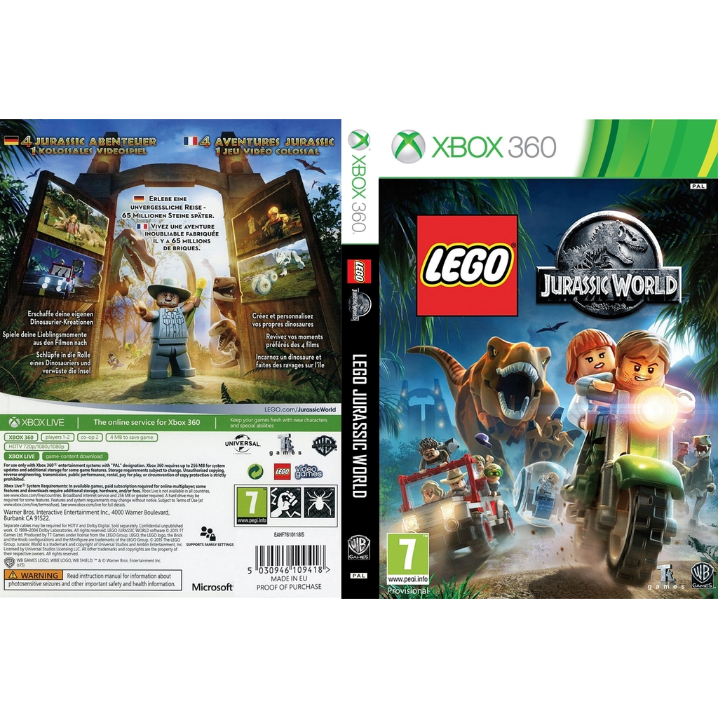 Jurassic Films Lego Jurassic World 360 Xbox LEGO Jurassic World
