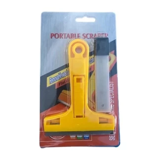 kit de Estilete Raspador Piso Rejunte Plano Tintas Vidro Azulejo com 10 Laminas