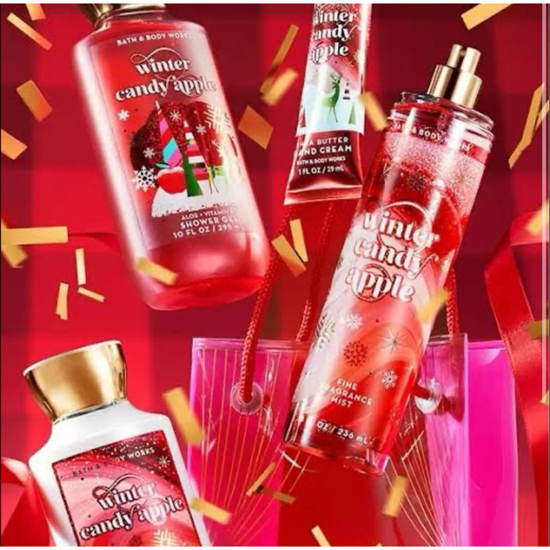 Winter candy apple bath and body works ORIGINAL | Shopee Brasil