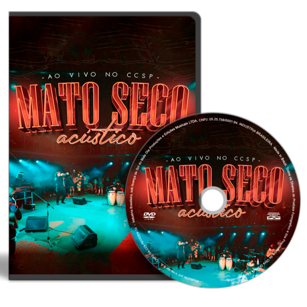 DVD - Mato Seco Acústico Ao Vivo no CCSP