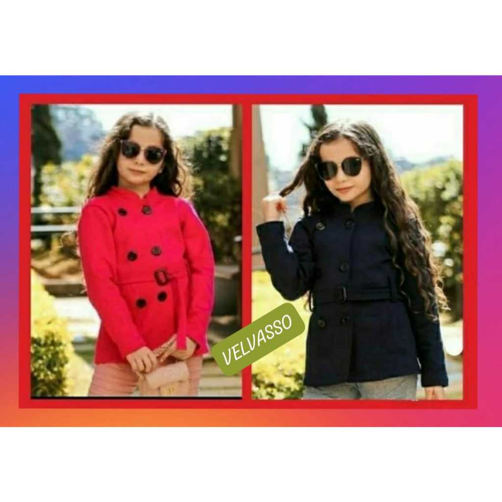Casaco Infantil Feminino Moletom / inverno / frio / blusa / sobretudo ...