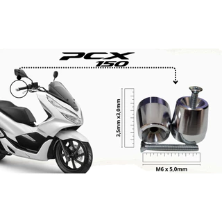 Par Pezinho Peso De Guidão Pcx 150 Cromado