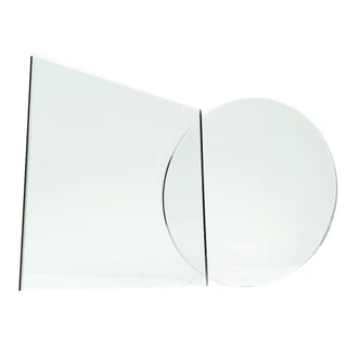 Chapa De Acrílico Cristal P/laser 50 Cm X 50 Cm 3mm redonda