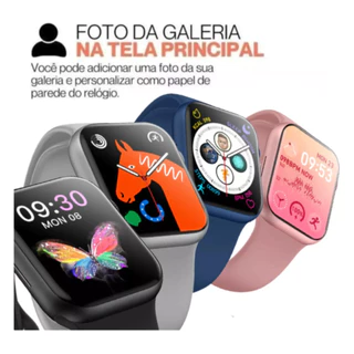Relógio Smartwatch HW68 Mini 41mm Série 8 Duas Pulseira Fino e Delicado Original