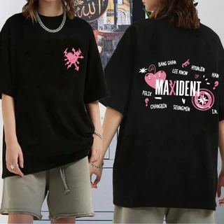 Camiseta Basica Algodao Stray Kids Skz Maniac Album Kpop Bang World Tour Unissex