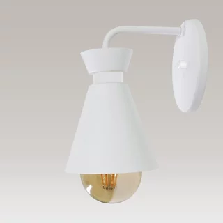 Arandelas Interno Retro Berliny Alumínio Decorações LuminaLux Branca