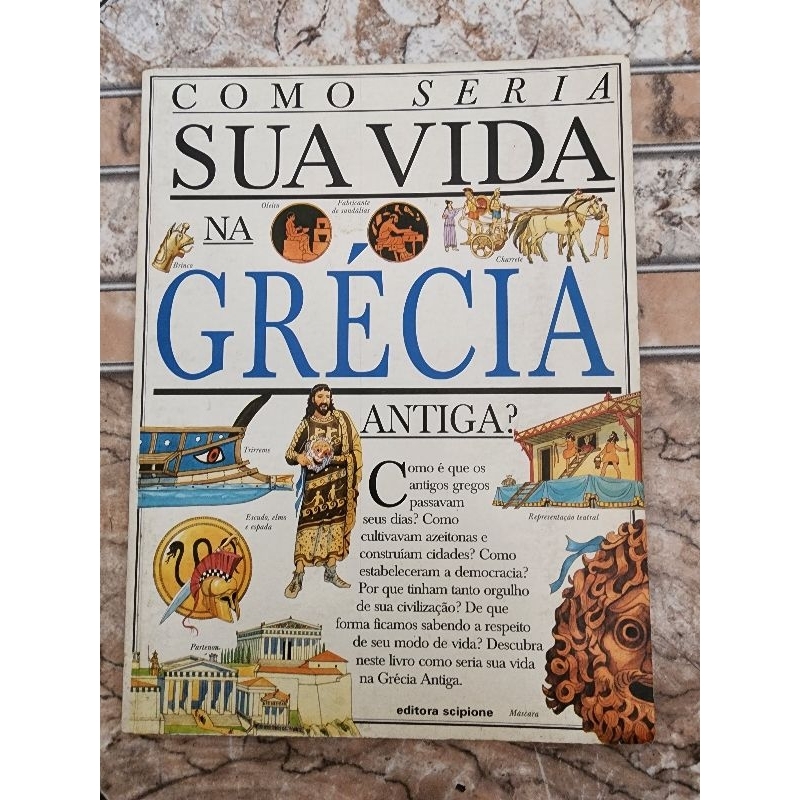 Livro + poster - Como seria sua vida na Grécia Antiga? *Usado* | Shopee ...