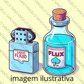Flux para classicos em metal 100 ml ou 60 ml