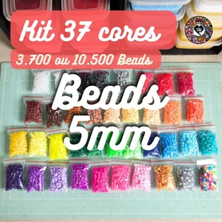 Kit completo Beads 5mm com as 37 cores para Pixel Art - Soft