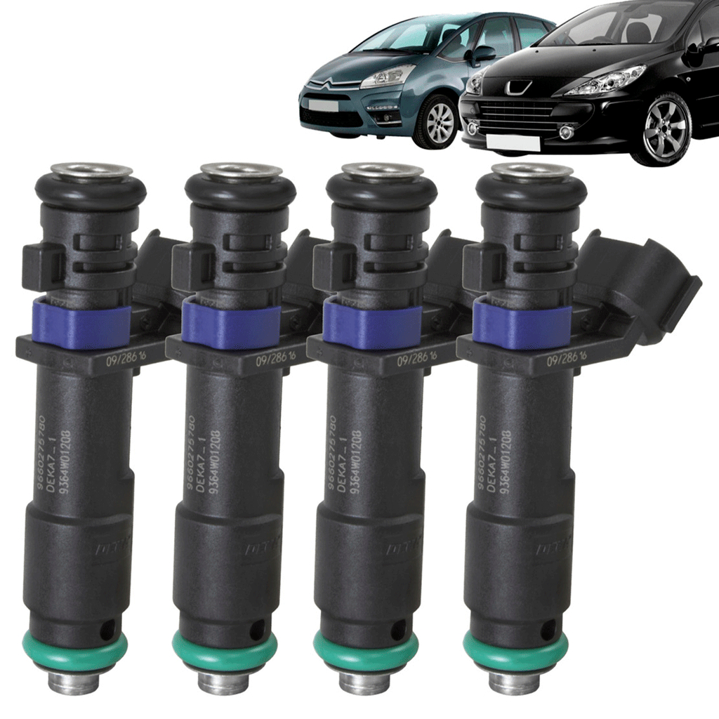4x Bico Injetor Peugeot 307 Citroen C4 C5 Picasso Deka 7_1