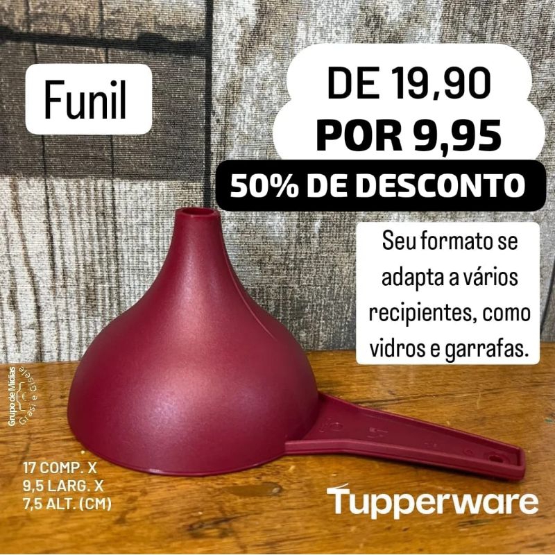 Funil tupperware | Shopee Brasil