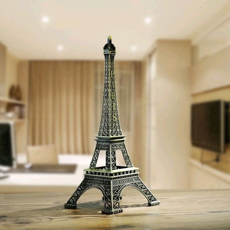Torre Eiffel Páris Decoração Em Metal 14cm/18cm